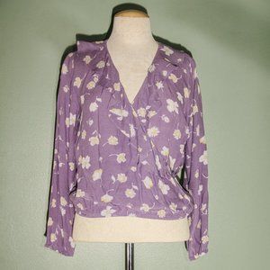 Sanctuary Clothing Faux-Wrap Top Size XS